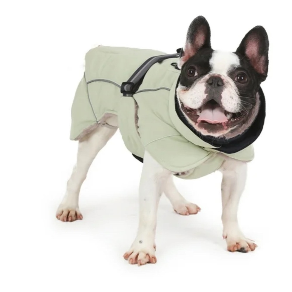 LaiFug Dog Winter Coat - Windproof & Warm Jacket Light Green NWT SZ S